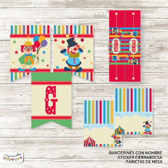 Kit Imprimible Payasos - Imprimibles