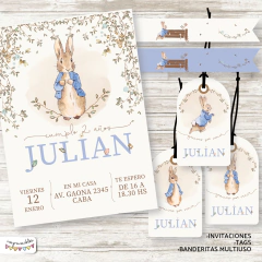 Kit imprimible Peter Rabbit