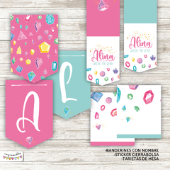 Kit Imprimible Piedras preciosas - Imprimibles