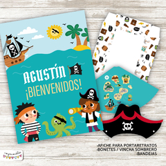 Kit imprimible Piratas - tienda online