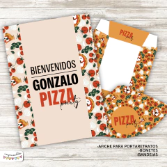 Kit imprimible Pizza Party - tienda online