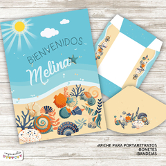 Kit Imprimible Playa y Caracoles - tienda online