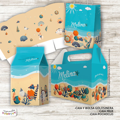 Imagen de Kit Imprimible Playa y Caracoles