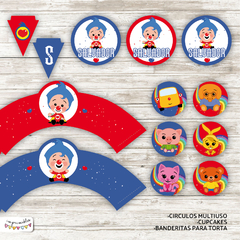 Kit Imprimible Payaso Plin Plin - comprar online