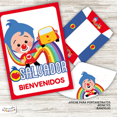 Kit Imprimible Payaso Plin Plin - tienda online