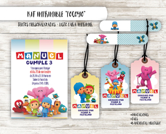 Kit imprimible Pocoyo