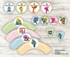 Kit imprimible Pocoyo - comprar online