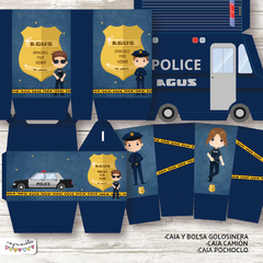 Imagen de Kit Imprimible Policía
