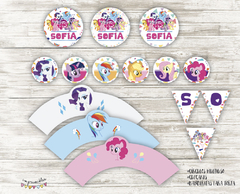 Kit imprimible My little Pony - comprar online