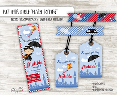 Kit imprimible Mary Poppins