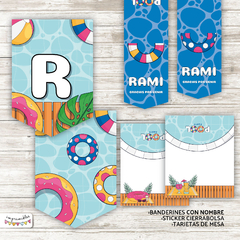 Kit Imprimible Pool Party 2 - Imprimibles