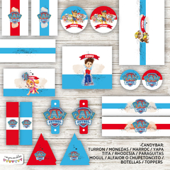 Kit imprimible Paw Patrol acuarela