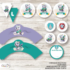 Kit imprimible Everest Paw Patrol