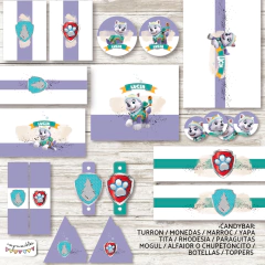Kit imprimible Everest Paw Patrol