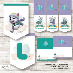 Kit imprimible Everest Paw Patrol
