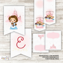 Kit Imprimible Princesas con mascota