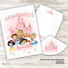 Kit Imprimible Princesas con mascota