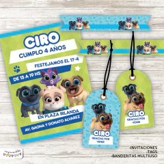 Kit Imprimible Puppy dog pals
