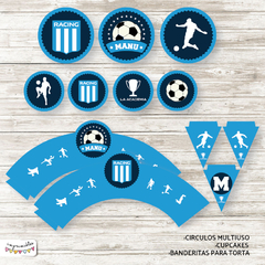 Kit imprimible Racing Club - comprar online
