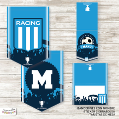 Kit imprimible Racing Club - Imprimibles