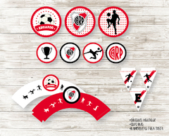 Kit imprimible River Plate - comprar online