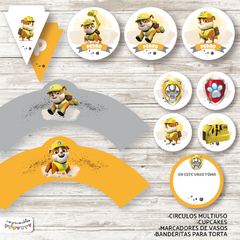 Kit imprimible Rubble Paw Patrol - comprar online