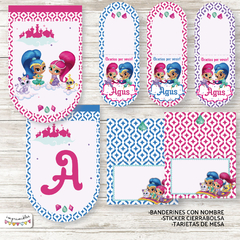 Kit Imprimible Shimmer y Shine - Imprimibles
