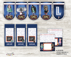 Kit imprimible Sing - Imprimibles