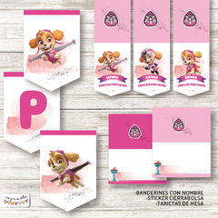 Kit imprimible Skye Paw Patrol