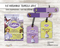 Kit imprimible Princesa Sofía