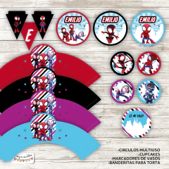 Kit Imprimible Spidey y sus sorprendentes amigos