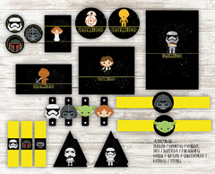 Kit imprimible Star Wars - Imprimibles