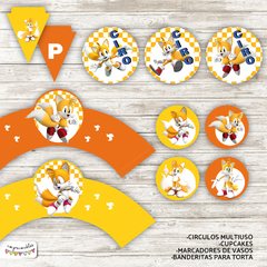 Kit imprimible Tails de Sonic