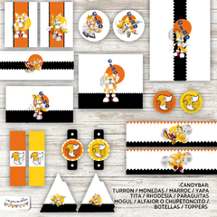 Kit imprimible Tails de Sonic
