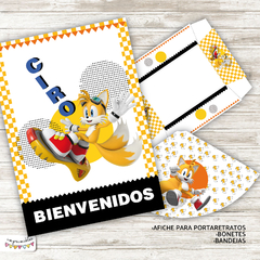 Kit imprimible Tails de Sonic