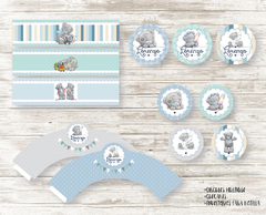 Imagen de Kit imprimible Osito Teddy