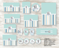 Kit imprimible Osito Teddy - comprar online