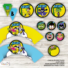 Kit Imprimible Teen Titans Go!