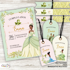 Kit Imprimible Princesa Tiana - FROG