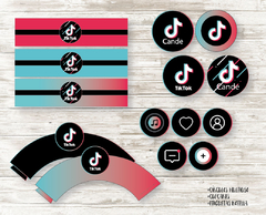 Kit imprimible Tik Tok - comprar online