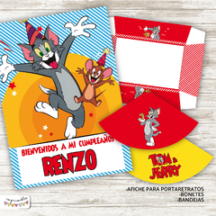 Kit imprimible Tom y Jerry - comprar online