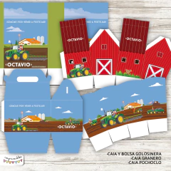 Imagen de Kit Imprimible Tractores