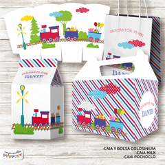Imagen de Kit imprimible Trenes