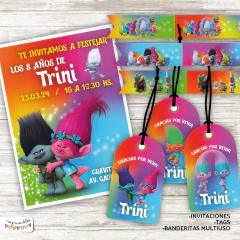 Kit Imprimible Trolls