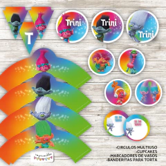 Kit Imprimible Trolls