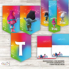 Kit Imprimible Trolls