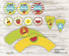 Kit imprimible Tutti Frutti - comprar online