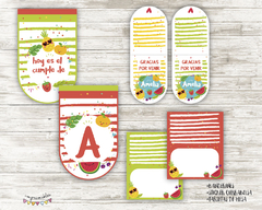 Kit imprimible Tutti Frutti - Imprimibles