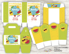Imagen de Kit imprimible Tutti Frutti