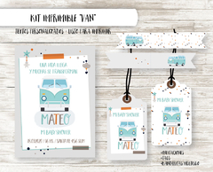 Kit imprimible Furgoneta VAN